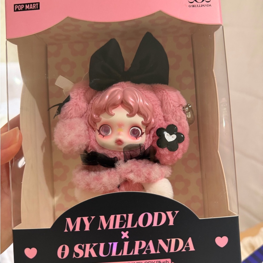 My Melody x Skullpanda Pink Figure